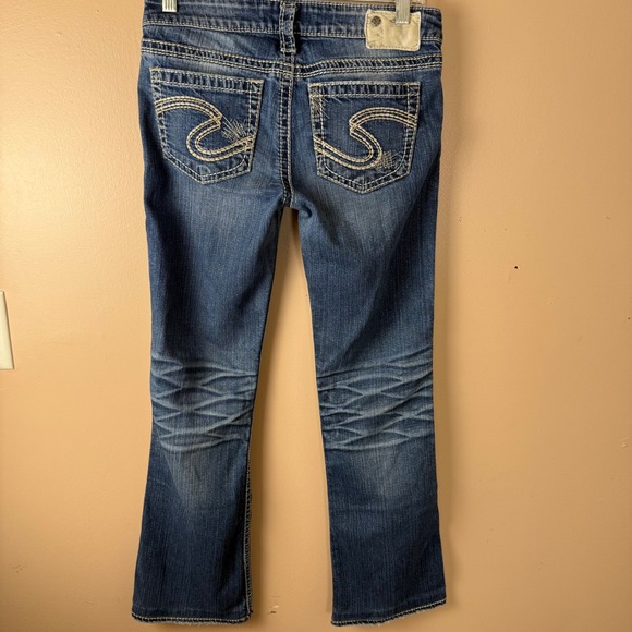 Silver Jeans Co Frances Bootcut Jeans Womens W28 L28 Distressed Denim - Picture 10 of 14